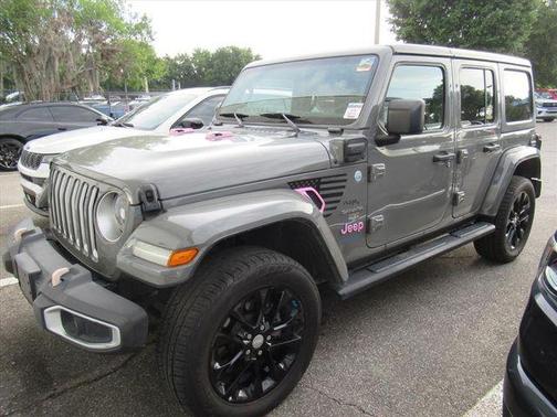 Sting-Gray Clearcoat 2023 Jeep Wrangler 4xe Sahara