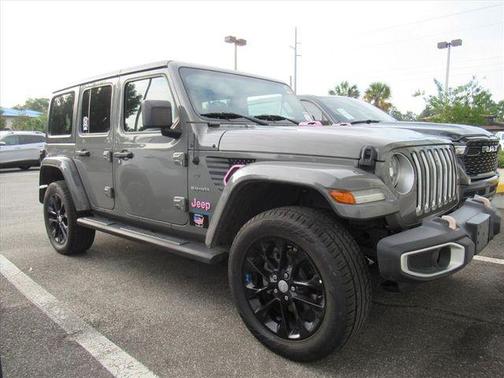Sting-Gray Clearcoat 2023 Jeep Wrangler 4xe Sahara
