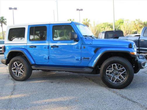 Hydro Blue Pearlcoat 2026 Jeep Wrangler 4-Door Sahara 4x4