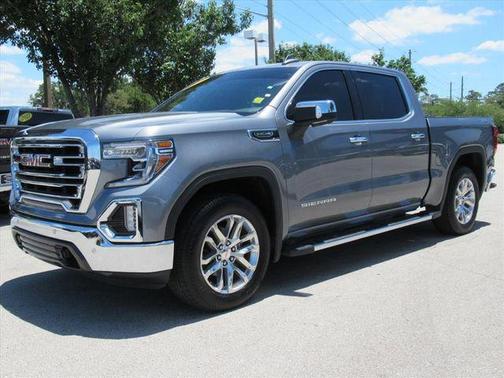 Steel Metallic 2019 GMC Sierra 1500 SLT