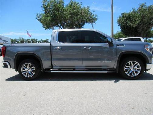 Steel Metallic 2019 GMC Sierra 1500 SLT