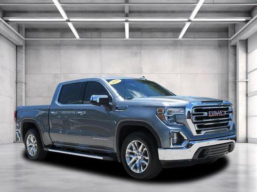 Steel Metallic 2019 GMC Sierra 1500 SLT