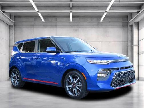 Neptune Blue/Black Roof 2021 Kia Soul Turbo