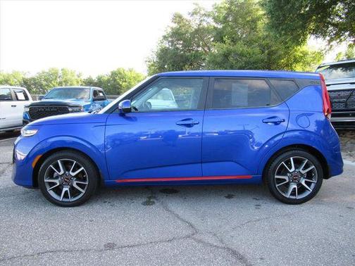 Neptune Blue/Black Roof 2021 Kia Soul Turbo