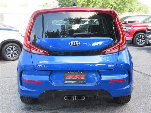 Neptune Blue/Black Roof 2021 Kia Soul Turbo