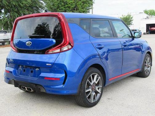 Neptune Blue/Black Roof 2021 Kia Soul Turbo