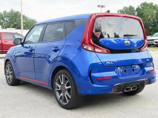 Neptune Blue/Black Roof 2021 Kia Soul Turbo