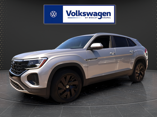 Silver Mist Metallic 2025 Volkswagen Atlas Cross Sport 2.0T SE w/ Technology