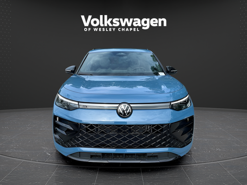 Monterey Blue Pearl 2025 Volkswagen Tiguan 2.0T SE R-Line Black