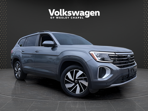 Platinum Gray Metallic 2025 Volkswagen Atlas 2.0T SE