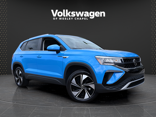Cornflower Blue 2023 Volkswagen Taos 1.5T SE