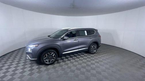 Portofino Gray 2021 Hyundai SANTA FE HEV SEL Premium