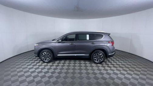 Portofino Gray 2021 Hyundai SANTA FE HEV SEL Premium