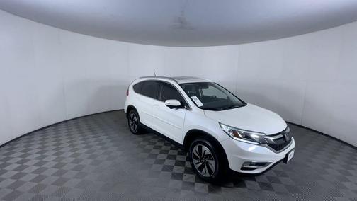 White 2015 Honda CR-V Touring