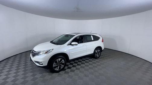 White 2015 Honda CR-V Touring