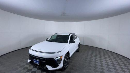 Atlas White 2025 Hyundai KONA N Line S