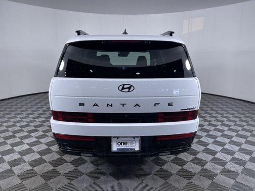 Serenity White 2026 Hyundai SANTA FE HEV Calligraphy