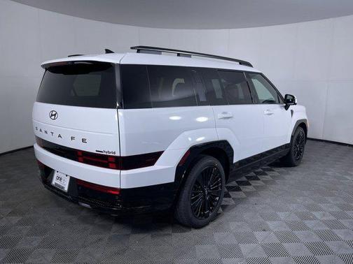 Serenity White 2026 Hyundai SANTA FE HEV Calligraphy