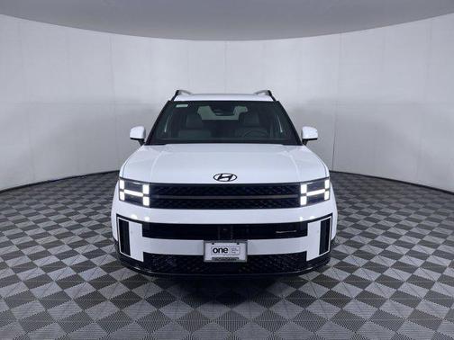 Serenity White 2026 Hyundai SANTA FE HEV Calligraphy