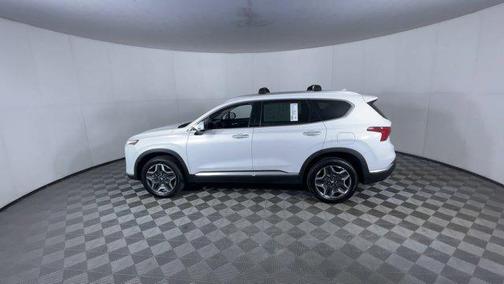 Quartz White 2021 Hyundai SANTA FE HEV SEL Premium