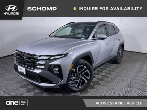 Shimmering Silver 2026 Hyundai TUCSON Hybrid Limited