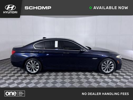 Blue 2016 BMW 528 xDrive