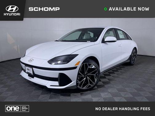 Serenity White 2025 Hyundai IONIQ 6 SEL Sedan