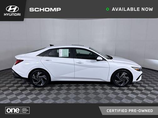 Serenity White 2025 Hyundai ELANTRA Limited