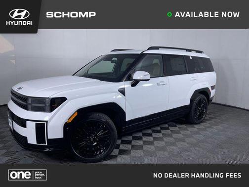 Serenity White 2026 Hyundai SANTA FE HEV Calligraphy