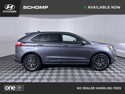Carbonized Gray Metallic 2022 Ford Edge Titanium
