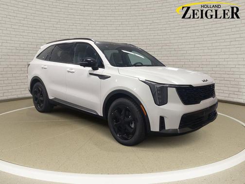 Snow White Pearl 2026 Kia Sorento Hybrid SX Prestige