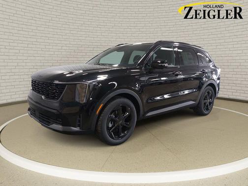 Aurora Black Pearl 2026 Kia Sorento Hybrid SX Prestige