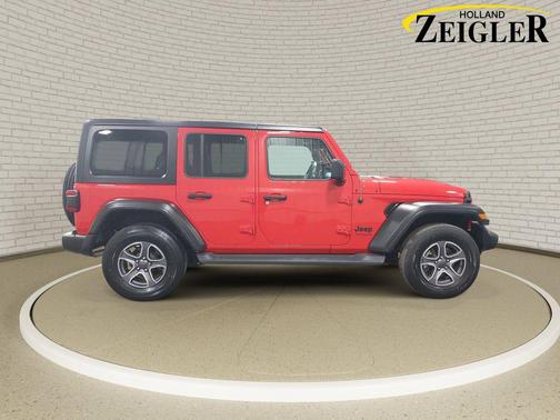 Firecracker Red Clearcoat 2022 Jeep Wrangler Unlimited Sport