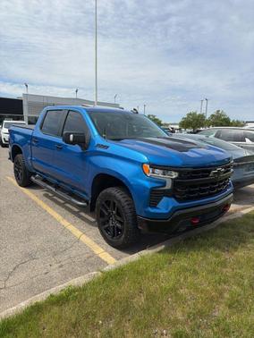 Glacier Blue Metallic 2024 Chevrolet Silverado 1500 LT Trail Boss