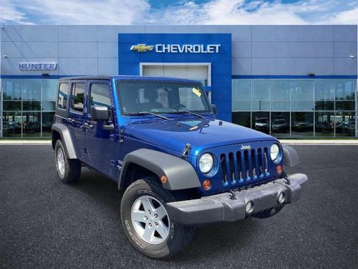 BLUE 2010 Jeep Wrangler Unlimited Sport