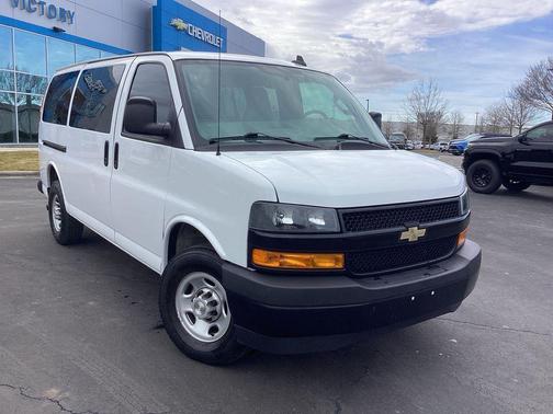 Summit White 2023 Chevrolet Express 3500 RWD 3500 Regular Wheelbase LS