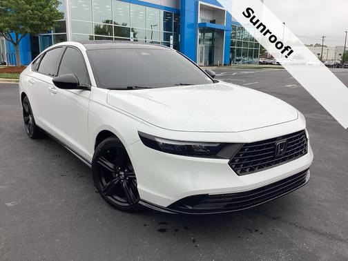 Platinum White Pearl 2024 Honda Accord Hybrid Sport-L