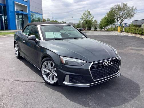 Manhattan Gray Metallic/Black Roof 2021 Audi A5 45 Premium Plus