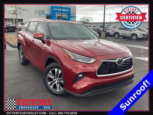 Ruby Flare Pearl 2023 Toyota Highlander XLE