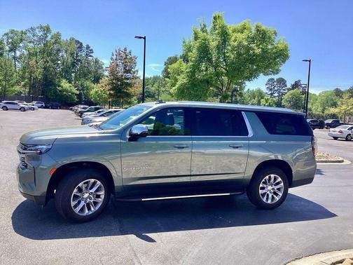 Silver Sage Metallic 2023 Chevrolet Suburban Premier