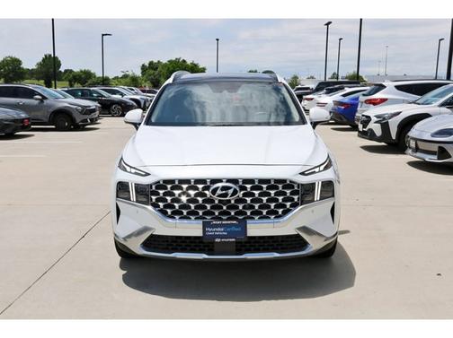 White 2021 Hyundai SANTA FE Limited