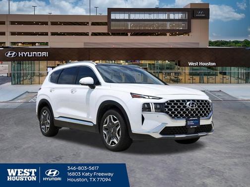 White 2021 Hyundai SANTA FE Limited