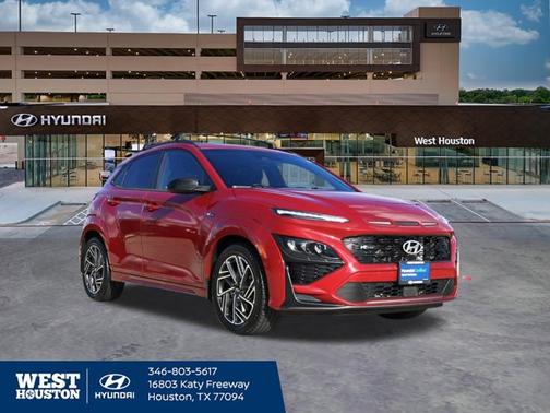 Red 2022 Hyundai KONA N Line