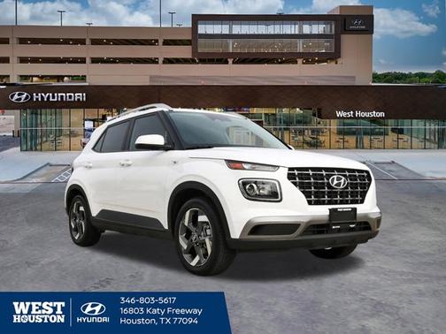 White 2025 Hyundai VENUE SEL