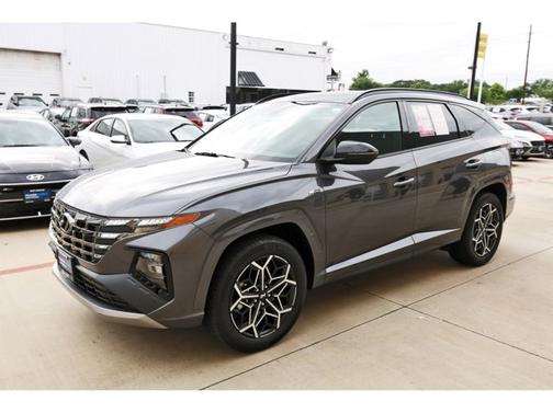 Gray 2024 Hyundai TUCSON Hybrid N Line