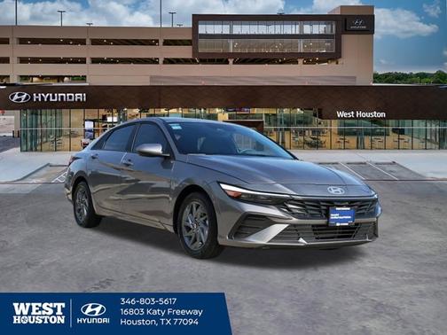Gray 2024 Hyundai ELANTRA SEL