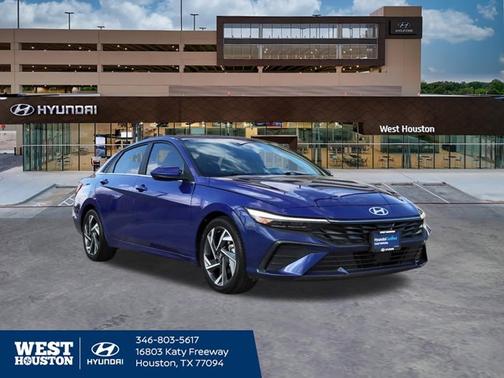 Blue 2024 Hyundai ELANTRA SEL Sedan