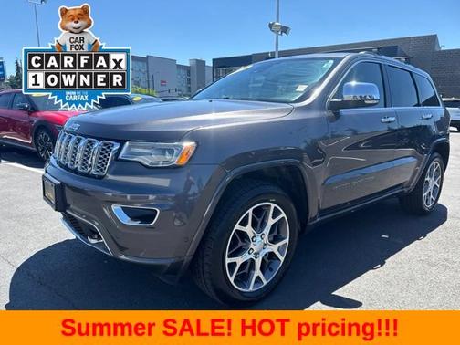 Billet Silver Metallic Clearcoat 2020 Jeep Grand Cherokee Overland