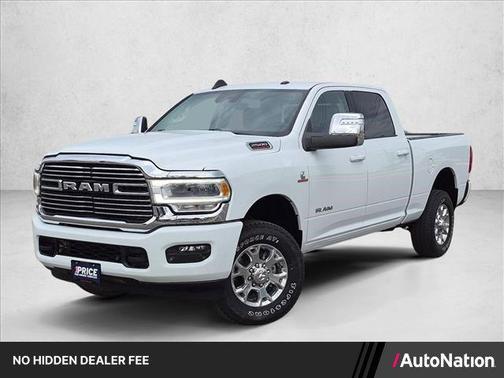 Bright White Clearcoat 2024 RAM 2500 Laramie Crew Cab 4x4 6'4' Box