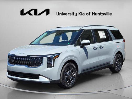Ceramic Silver 2026 Kia Carnival Hybrid EX